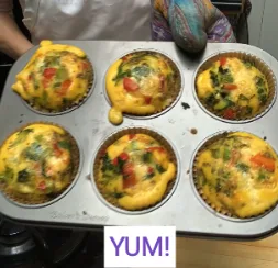 Bacon Veggie Egg Muffins